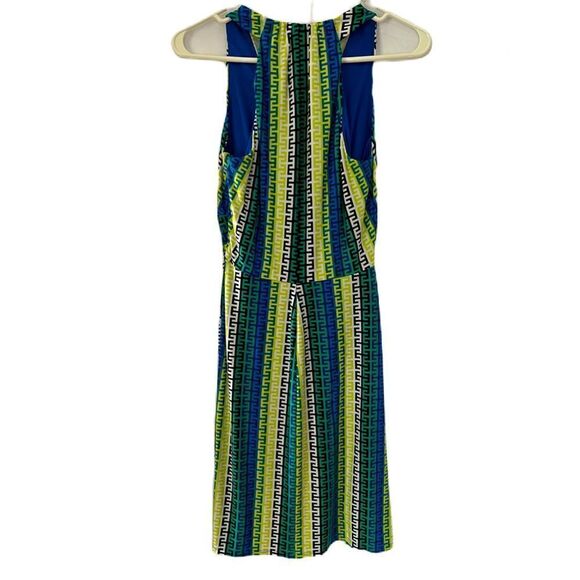 Laundry by Shelli Segal colorful v neck sleeveless dress. - Picture 5 of 5